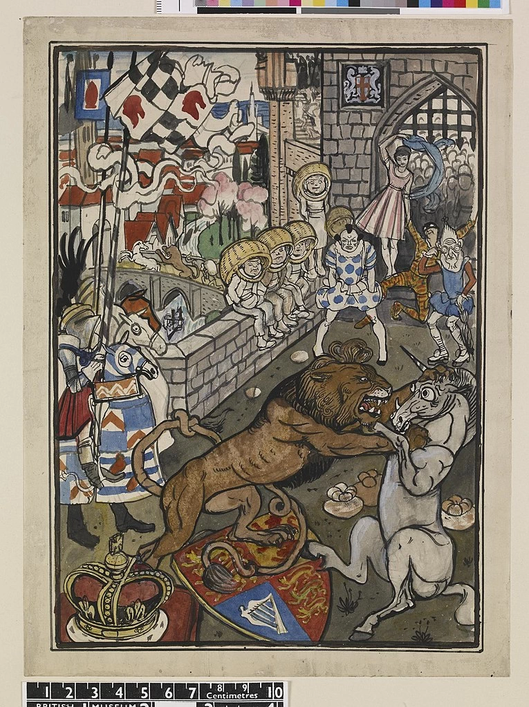Leone e Unicorno - Britisc Museum, Londra